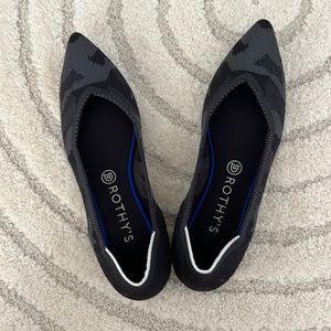 Camo Black Rothy’s Pointed Toe Women’s Flats